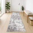 thumbnail image 3 of Brisasol Runner Rugs for Hallway 2x6 Beige Grey Washable Carpet Runners Non-slip Kitchen Runners Abstract Indoor Floor Runners for Home Bedroom Entryway, 3 of 9