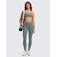 thumbnail image 4 of CRZ YOGA Butterlift Double Lined V Back Sports Bras for Women Spaghetti Strap Wireless Yoga Top Non Padded, 4 of 6