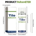thumbnail image 3 of Tile Hollow Repair Agent, Tile Hollow Repair Adhesive – Leak Proof Crack Fixing Glue for Loose Tiles Fast Drying Ceramic Bonding Agent Diy Floor & Wall Tile Repair Solution 100Ml, 3 of 9