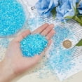 thumbnail image 3 of 70G Crispy Bingsu Beads Iridescent Soft Straw Tube Beads 3D Glitter Plastic Bead Deep Sky Blue Plastic Bead Assortment Crunchy Slime Microbeads Supplies Blue, 3 of 9