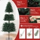 thumbnail image 4 of Árbol de Navidad lápiz preiluminado, delgado con luces blancas cálidas, base metálica, decoración realista para interiores y exteriores, 4 of 5