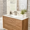thumbnail image 3 of EVIVA Prancer 44 Inch Oak Wall Mount Bathroom Vanity, 3 of 6