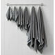 thumbnail image 3 of Toallas de baño Nautica de algodón suave y absorbente, 6 piezas, Signature Grey, 3 of 9