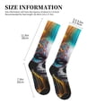 thumbnail image 4 of Sikiie Modern Abstract Colorful Skull 1 Pairs Compression Socks for Men and Women 15-20 mmHg Running Support Socks, 4 of 7