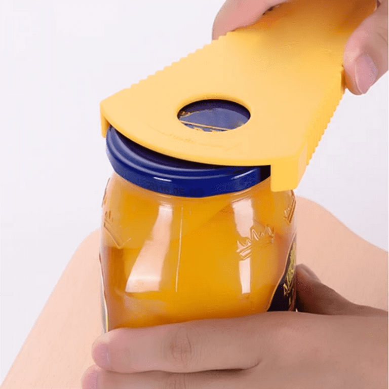 Jar opener bottle can opener easy grip for weak hand senior