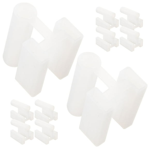 Beaupretty 100Pcs White Electrical Socket Covers Plastic Outlet Plug Protectors for Home Use