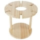 thumbnail image 1 of Soporte para copa de vino, estante de madera para vino, soporte para botella de vino, soporte para copa de vino, características de vanguardia, 1 of 8
