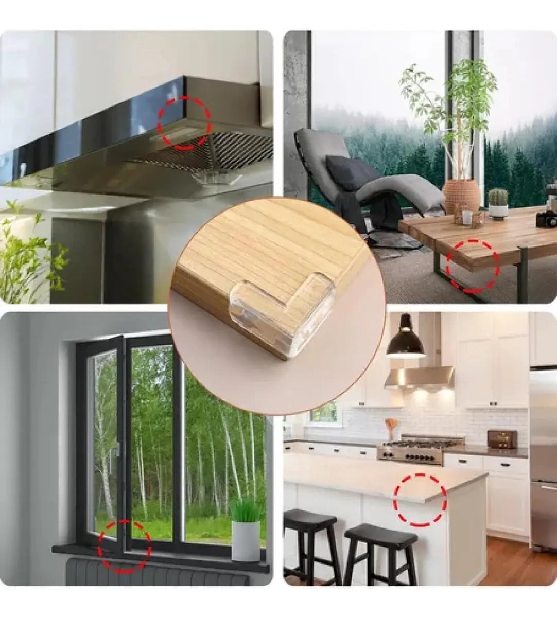 G, 20 Pieces Baby Furniture Table Corner Protector