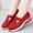 Red, variant on Women's Walking Shoes New Wove Breathable Soft Orthopedic Comfortable Slip-On Sneakers for Women Indoor Outdoor Casual Athletic Work Shoe