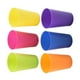 thumbnail image 4 of 6 Pack Colorful Plastic Cups Reusable Eco-Friendly Drinking Cups Stackable Water Coffee Juice Drink Cups Picnic Travel Drinkware, 4 of 9