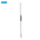 thumbnail image 3 of Uxcell Extensor de Collar Magnético de 3.9 Pulgadas Paquete de 8 Broches de Collar Extensores de Cadena para Collares Plateado, 3 of 5