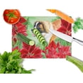 thumbnail image 2 of Caroline's Treasures Saint Bernard Poinsettas Glass Cutting Board Large, 2 of 2