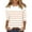 019_Orange, variant on T Shirts for Women 2025 New Women's Shoulder Seven Quarter Sleeve Shirt Summer Top Women's Clothing Black