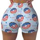 thumbnail image 2 of Fotbe Donut with the USA Fag Shorts Sin Costuras – Shorts Deportivos de Cintura Alta para Mujer, Elásticos para Gimnasio, Yoga, Running o Ciclismo-X-Large, 2 of 8