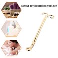 thumbnail image 2 of Tijera para Velas Ehuebsd Cortador de acero inoxidable gancho Snuffer dorado, 2 of 6