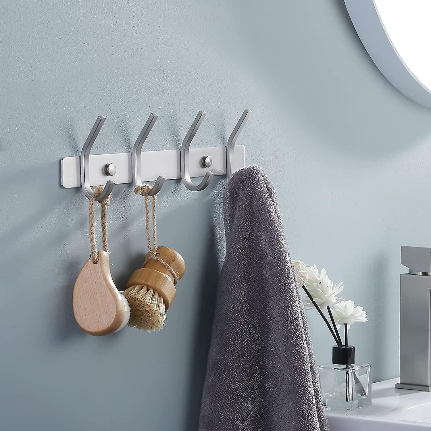 Bathroom Towel Hook Sus 304 Stainless Steel Hook for Bathroom