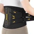 thumbnail image 1 of JIUFENTIAN - Faja lumbar con sistema de soporte para hombres y mujeres - Faja lumbar para hernia de disco - Faja lumbar para ciática, escoliosis, levantamiento de pesas y trabajo (tamaño mediano), 1 of 5