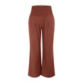 thumbnail image 5 of Utoimkio Wide Leg Lounge Pants for Women Loose Fit High Waisted Casual Work Pants for Women with Pockets, 5 of 8
