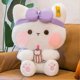 thumbnail image 4 of Rabbit Plush Toy Dolls Cat Stuffed Throw Pillows Gift For Christmas Birthday New Year, 4 of 5