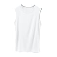 thumbnail image 2 of HBYJLZYG Women's Loose Fit Tank Top with Side Slits and Wide Straps, Soft Crew Neck Relaxed Fit Lightweight Summer Casual Sleeveless Basic Top, 2 of 5