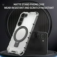 thumbnail image 5 of Allytechgroup Mangetic Back Case for Samsung Galaxy S24, Ring Holder Stand Shockproof Anti-Scratch Protective Bumper Rugged Hybrid Phone Case for Galaxy S24, Clear, 5 of 9