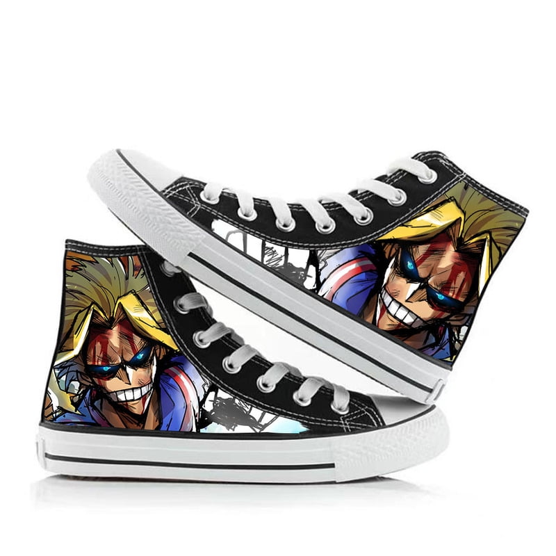 My Hero Academia Shoes Custom Anime Shoes Casual Sneakers Custom Cartoon  High Top Painted Shoes 