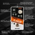 thumbnail image 7 of POCK LOOP Looper Guitar Effect Pedal Record to 330mins, True Bypass, 12 & 2X Speed Playback, 7 of 7