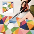 thumbnail image 6 of Yayeee Faucet Mat for Kitchen Sink 14.7" Diatomite Long Splash Guard Pad, Minimalist Triangles, 6 of 7
