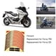 thumbnail image 5 of Tiras Reflectantes De La Llanta De La Rueda, Cinta De Borde Reflectante De Motocicleta De Ajuste Perfecto Duradero Para Forza 125, 5 of 7