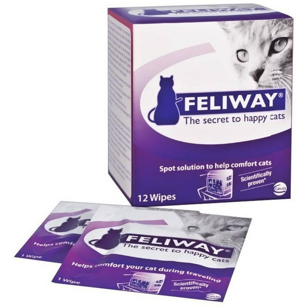 Adaptil Feliway Cat Comfort Wipes, 12 Ct