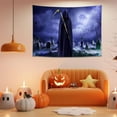 Clearance Hangs under 10 Halloween Grim Halloween Pumpkin Tapestry