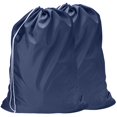 thumbnail image 1 of Práctica bolsa de nailon para la colada: cierre de cordón con cierre y lavable a máquina. Estas bolsas grandes caben en un cesto de ropa sucia y son lo suficientemente resistentes como para transporta, 1 of 1