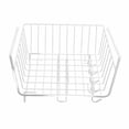 thumbnail image 3 of Cesta debajo del estante Buena carga debajo del estante Almacenamiento Hierro debajo del estante del gabinete con gancho curvo Blanco, 3 of 5