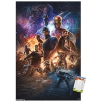 Marvel Cinematic Universe - Avengers - Endgame - Space Wall Poster, 14.725" x 22.375"