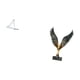 thumbnail image 5 of Figura de pensador, escultura abstracta de resina, estatua de , adorno artesanal, decoración adecuada para oficina, hogar, regalos, 5 of 8
