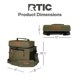 thumbnail image 4 of Enfriador RTIC Everyday de 15 latas, color verde oliva, 4 of 6