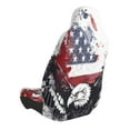 thumbnail image 2 of Naloa American Flag Eagle Art Car Seat Covers Universal Front Seat Coves for Car Accessories ,Padded Car Covers for Automotive, SUV, Truck, and Van, 2 of 5