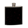 thumbnail image 1 of KuzmarK 6 oz. Stainless Steel Pocket Hip Liquor Flask - Kitty Cat Paw Eyes, 1 of 1