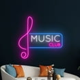 thumbnail image 5 of Handmadetneonsign Music Club Neon Sign, Music Show Neon Led Art Decor, Music Studio Bar Club Wall Decor, 5 of 5