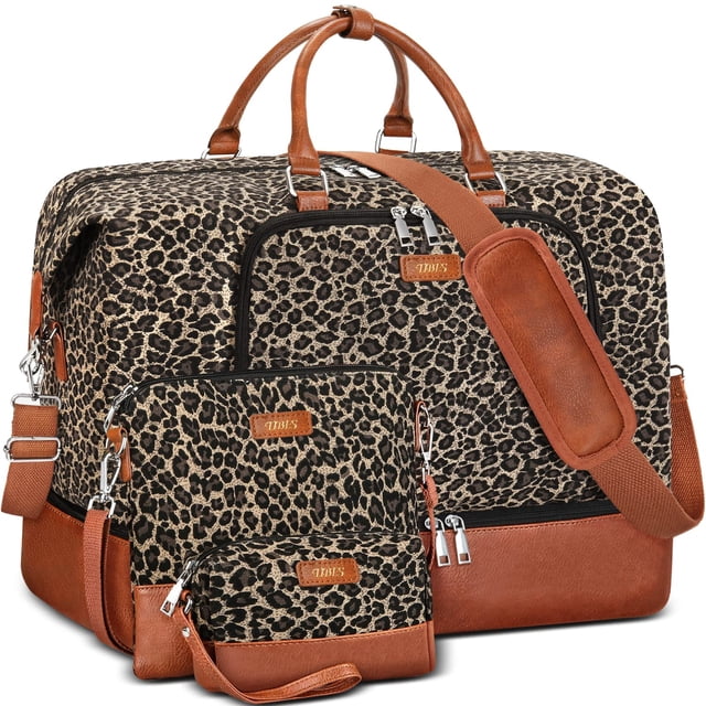 Bolsa de viaje Tibes Weekender Bag para mujer con paquete de zapatos