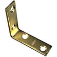 thumbnail image 5 of National Hardware V115 Series N190-835 Corner Brace, 2 in L, 5/8 in W, 2 in H, Steel, Brass, 0.08 Thick Material, 5 of 8