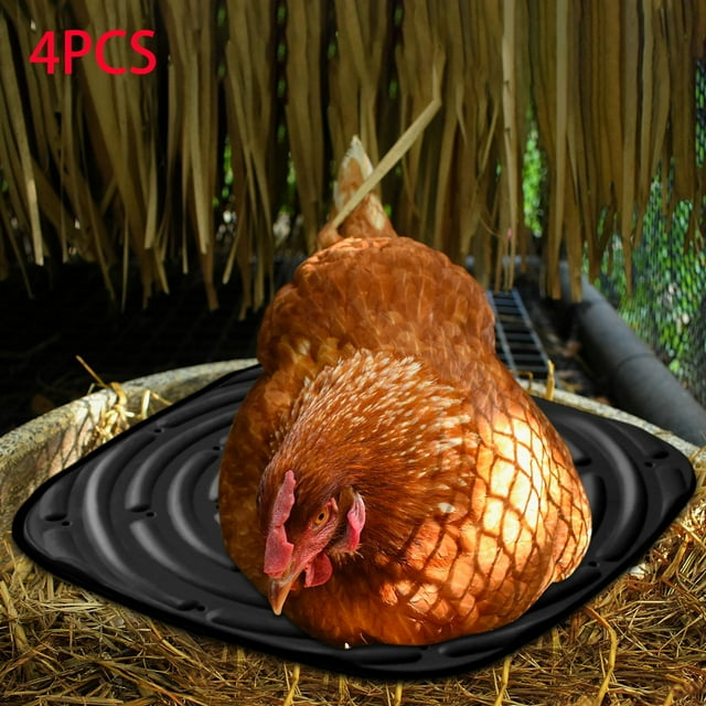 4 alfombrillas para gallinero, almohadillas para caja de nido de pollo, ropa de cama para gallinero, almohadillas para anidar, cajas para poner pollos Negro Salvador Dali Almohadillas para anidar pollos