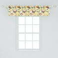 thumbnail image 2 of Ambesonne Summer Window Valance, Assortment of Foliage, 54" X 12", Multicolor, 2 of 3