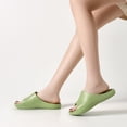 thumbnail image 5 of Dakaela Massage Slippers for Women Men Plantar Fasciitis Orthotic Cloud Slides Arch Support Non Slip Bath Shower Shoes Indoor Outdoor Light Green 8.5, 5 of 8