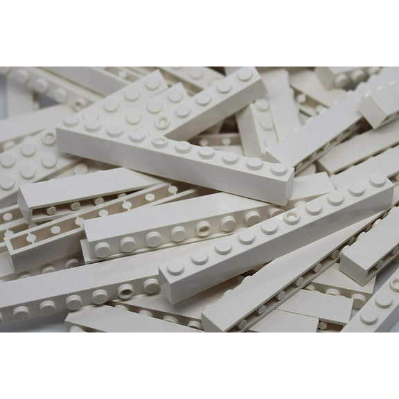 1X10 STUD WHITE BRICK 50 PK