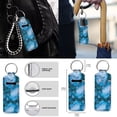 thumbnail image 7 of Uorisanigo Blue Marble Print 10 Pack Car Seat Covers Full Set Cars Steering Wheel Cover and Water Cup Coaster Seat Belt Pads Chapstick Holder Soft Decorative Auto Interior Fit Most Car SUV, 7 of 7