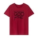 thumbnail image 2 of Camiseta de mujer de verano Tops Activewear cuello redondo camiseta para el trabajo mochilero deportes M, 2 of 7