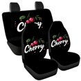 thumbnail image 5 of Jeiento Red Cherry Car Seat Covers for Women Girls Stretch Bucket Seat Cushion Rear Bench Protector Interior Auto Accessories Decor Universal Fit for Most Cars Van SUV Truck, 5 of 6