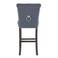 thumbnail image 2 of SAFAVIEH Taylor 29.5 in. H Modern Bar Stool with Ring, Navy, Set of 2, 2 of 14