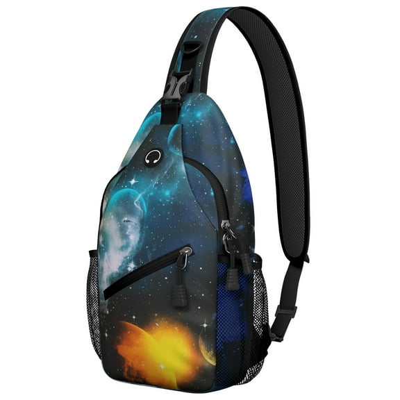 Meny Pink Vintage Travel Sling Backpack, Beach Men Crossbody Bag with Parisian Design, Perfect for Summer Adventures and Holidays